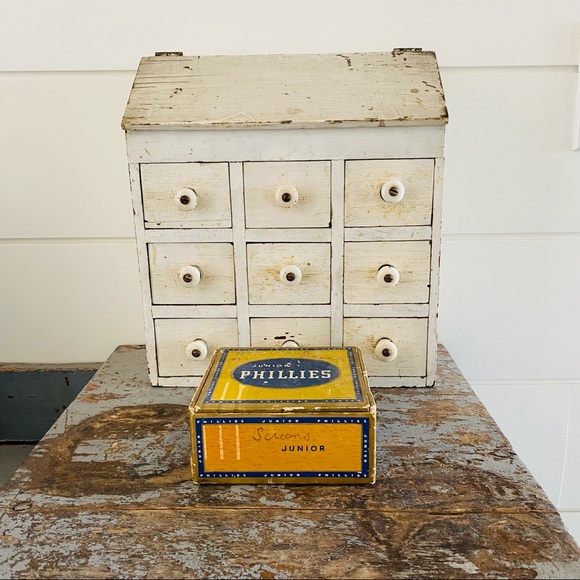 ♥️ Vintage ♥️ Junior Phillies Cigar Box - Picture 2 of 8